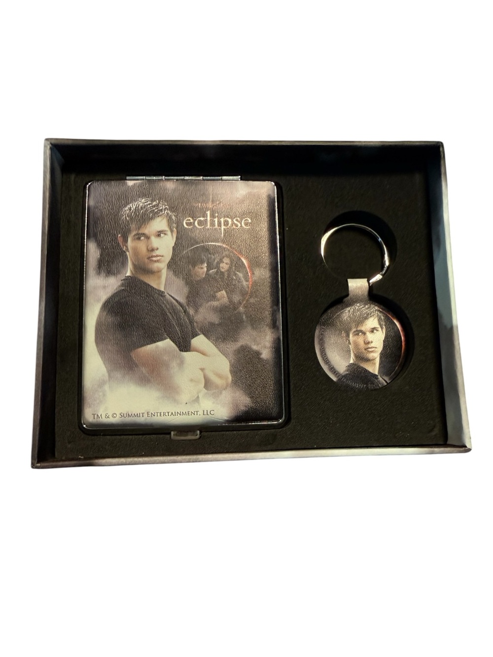 Twilight Saga Eclipse Jacob Black Card Case & Keychain Gift Set NEVER USED!